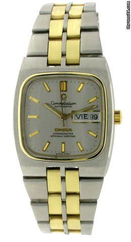 omega 1155 146 stainless steel and gold watch bracelet|omega watch 2 piece strap.